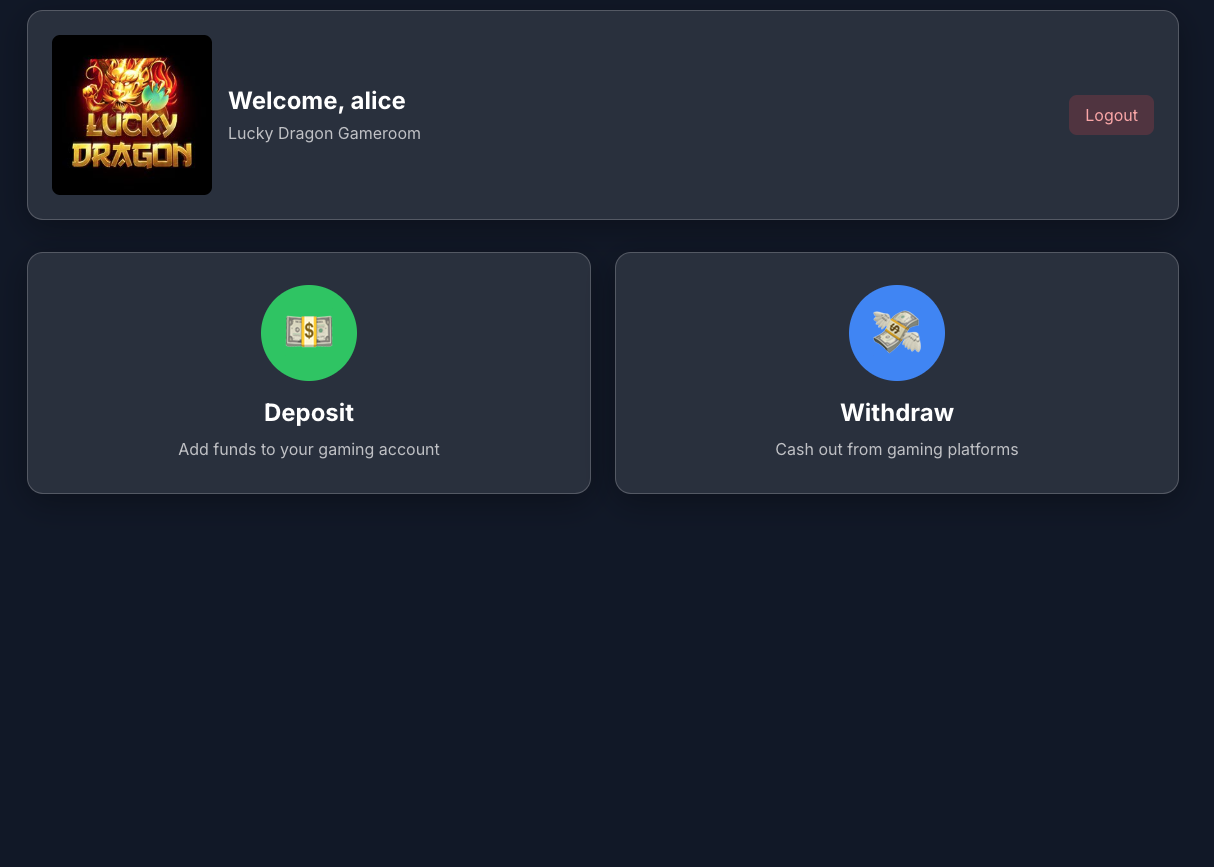 Player Deposit Flow